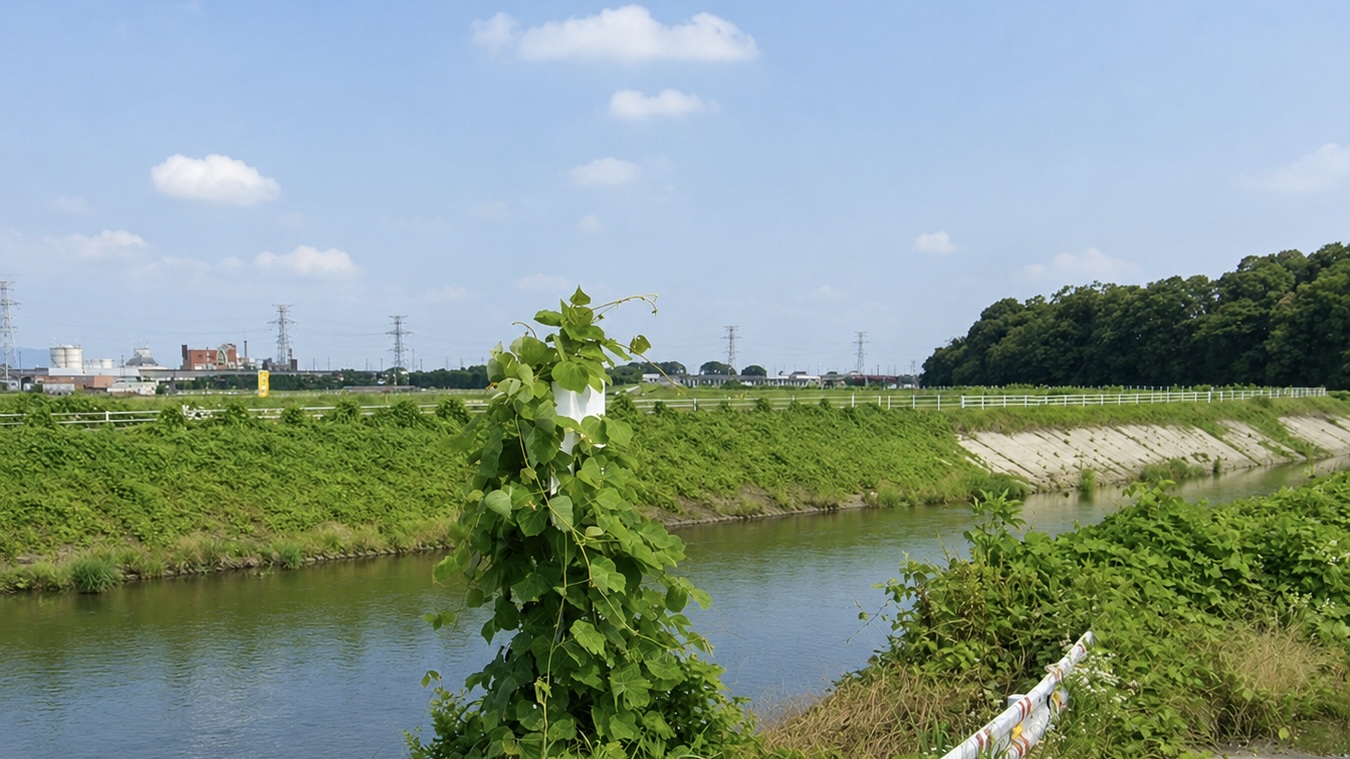 川の風景
